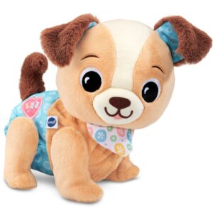 VTech Walking & Singing Plush Puppy Toy with Light-Up Button for Babies (6+ Months)