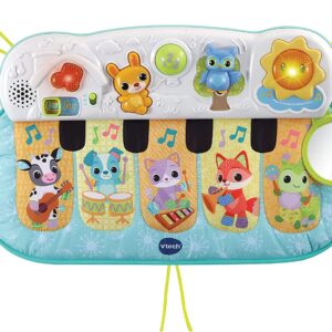 VTech – Lil’ Critters Play & Dream Musical Piano | Baby Musical Toy Mat with Sounds for Boys & Girls | Soothing & Playful Music - Multicolor