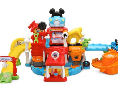 Toot Toot Drivers – Mickey Repair Shop Set – Multicolour | It’s time for a tune-up at the Go! Go! Smart Wheels | Ideal for ages 1-5 +