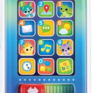 VTech Swipe & Discover Phone, Play Phone for Baby Girls & Boys, Interactive Toy with Lights and Sounds, Phone Toys for Babies, Learning Toy with Animals and Numbers, Ages 6 Months+, English Version