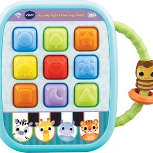 VTech Baby Squishy Lights Learning Tablet, Sensory Toy with Lights, Colours & Sounds, for Boys & Girls 6, 12, 24 + months, English Version