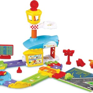 VTech Toot Drivers Airport, Car Tracks for Kids with Lights and Sounds, Musical Toy, Suitable for Boys & Girls 12 Months, 2, 3, 4 + Years, English Version