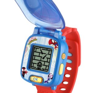 Vtech - Spidey and His Amazing Friends - Spidey Learning Watch (Multicolour ) | Watch includes nine digital clock faces, a stopwatch, a timer, a cuckoo clock, and an alarm with a choice of alarm tones | Ideal 3 to 6 years