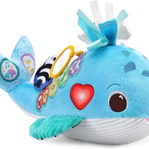 VTech Baby Snuggly Sounds Whale, Baby Sensory Toy with Lights, Sounds & Music, Interactive Gift for infants 3, 6, 9, 12 months +, English version