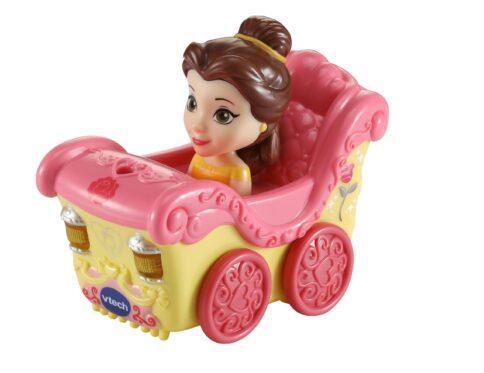 Vtech – Toot-Toot Drivers Belle’s Enchanted Carriage, Disney Princess – Multicolour | Pretend Play Vehicle with Lights, Phrases and Songs, Interactive Toddler Toy | ideal for ages 12 Months, 2, 3, 4+