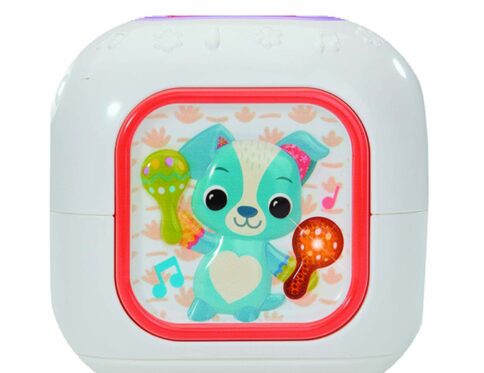 VTech Baby Sensory Sounds Musical Cube – Interactive Baby Toy with Nursery Rhymes, Classical Tunes & Textured Manipulatives | Teaches Animals & Instruments | For Ages 3–18 Months+