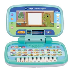 VTech Swipe & Learn Laptop Toy with Sliding Screens, Music & Learning Apps for Toddlers