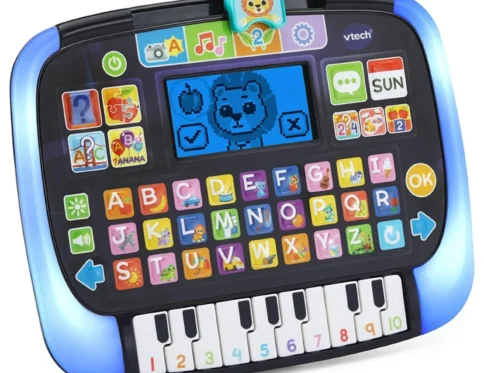 VTech – Little Apps Light-Up Tablet | Educational Tablet Toy to Learn Alphabet, Numbers, Colours, Shapes, Animals, Time | 2 Years+ | Black
